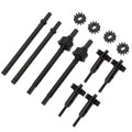 SCX24 +6.2MM Portal axle front and rear axle CVD shafts
