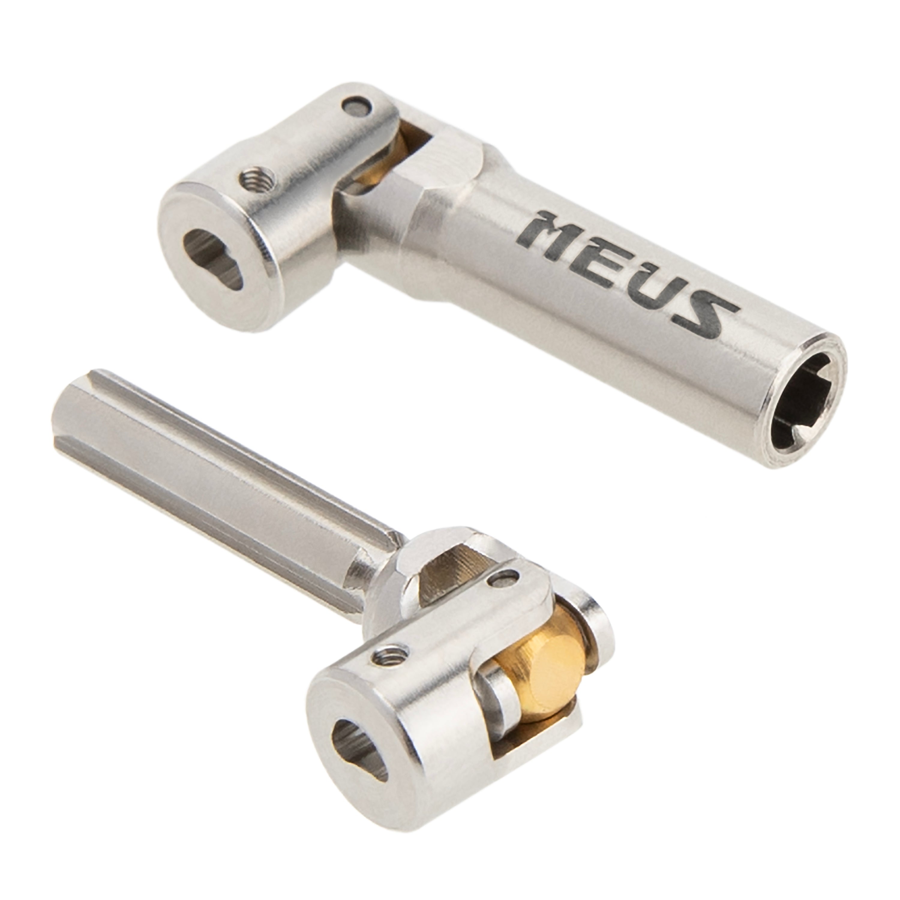 MEUS Racing Stainless Steel Drive Shaft for 1/24 SCX24 Deadbolt B17