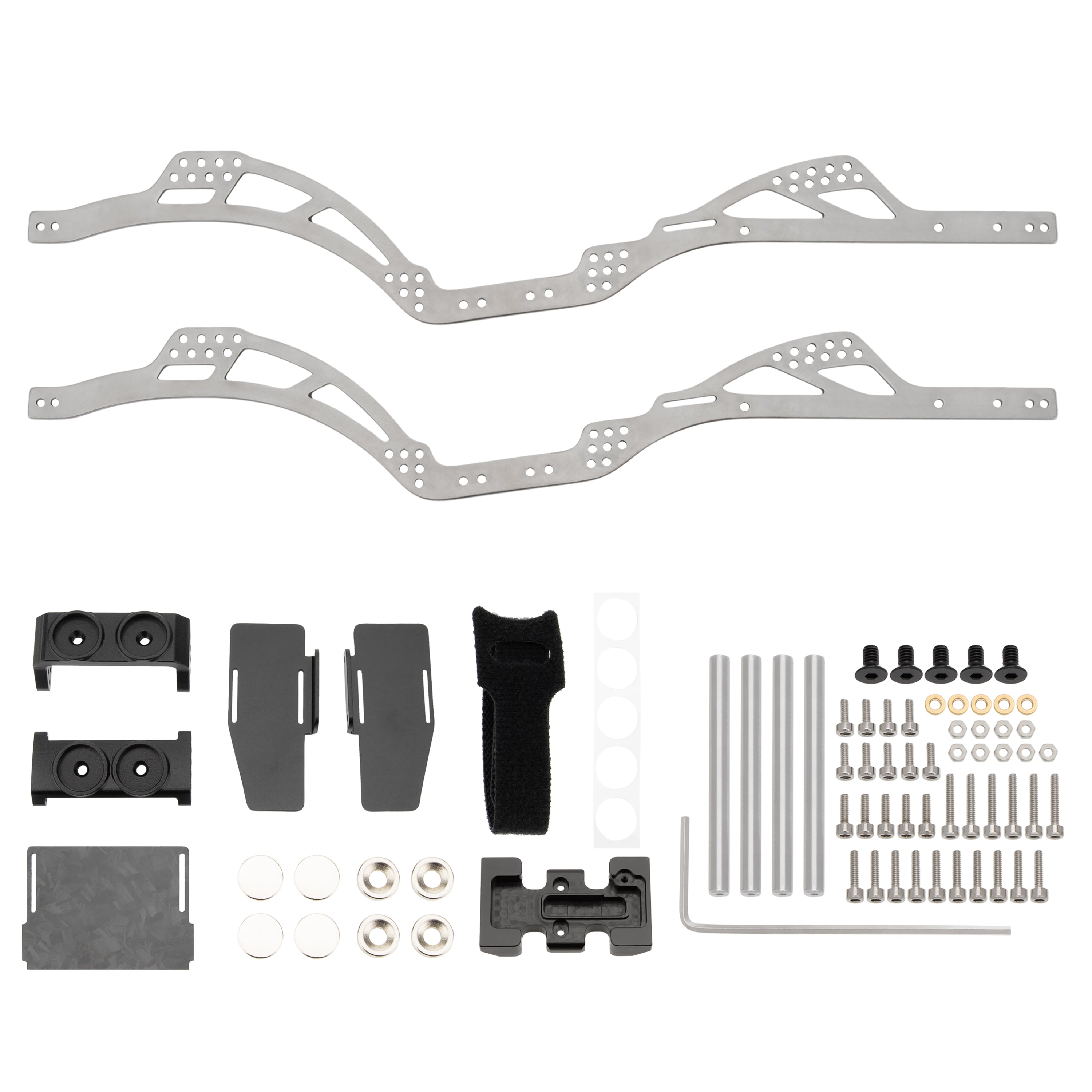 XUNJIAJIE 4 Ammortizzatori In Alluminio Per Axial SCX24 1/24 - Kit Upgrade RC Crawler Deadbolt