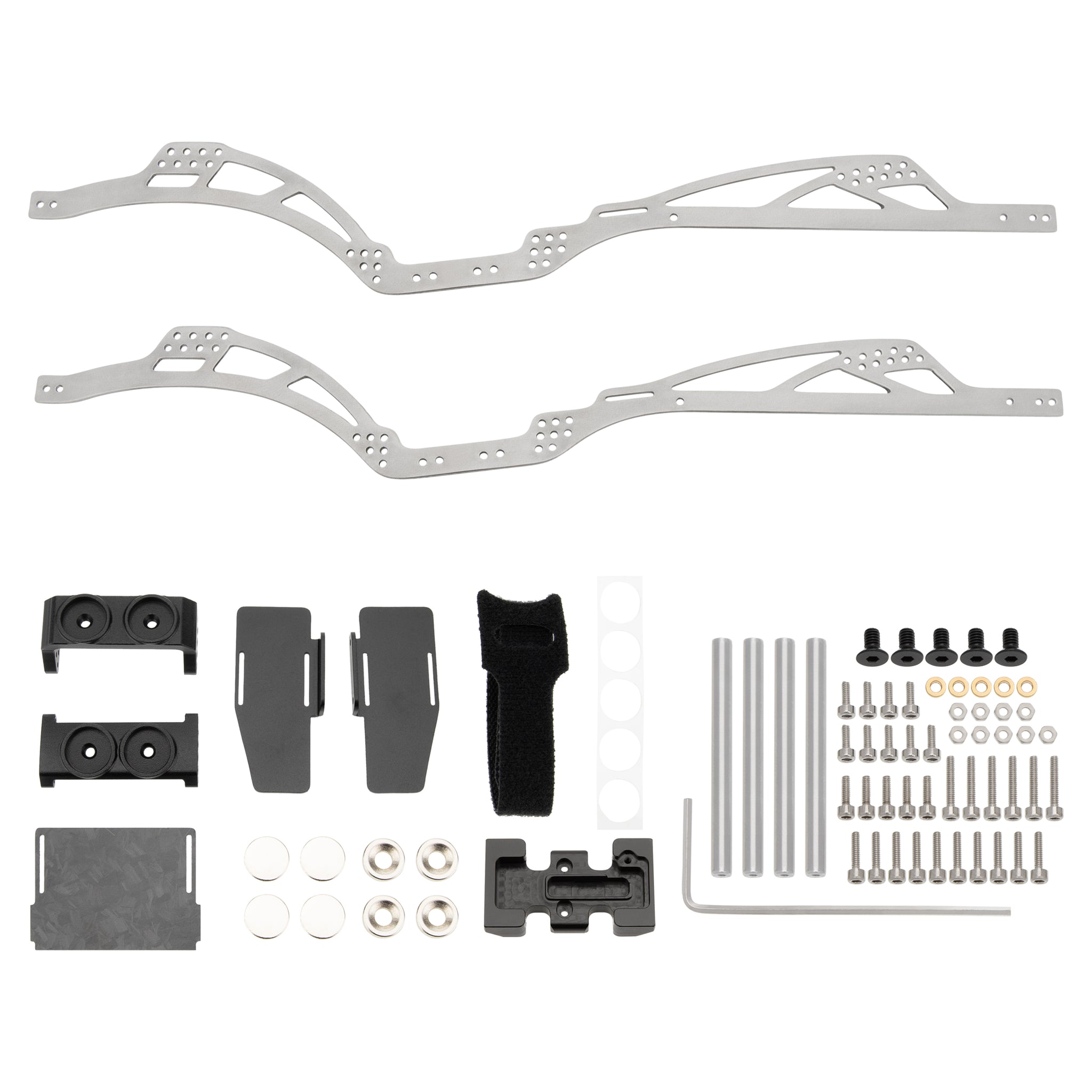 MEUS Racing 1/24 SCX24 Gladiator LCG TC4 Titanium Chassis Frame