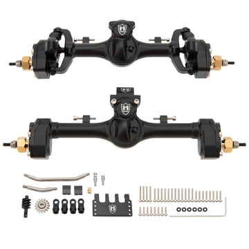 SCX24 Metal Portal Front Rear Axles 