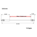 SCX24 V2 Cuttable Drive Shaft Size