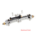Aluminum Front Axle for Axial SCX24 silver