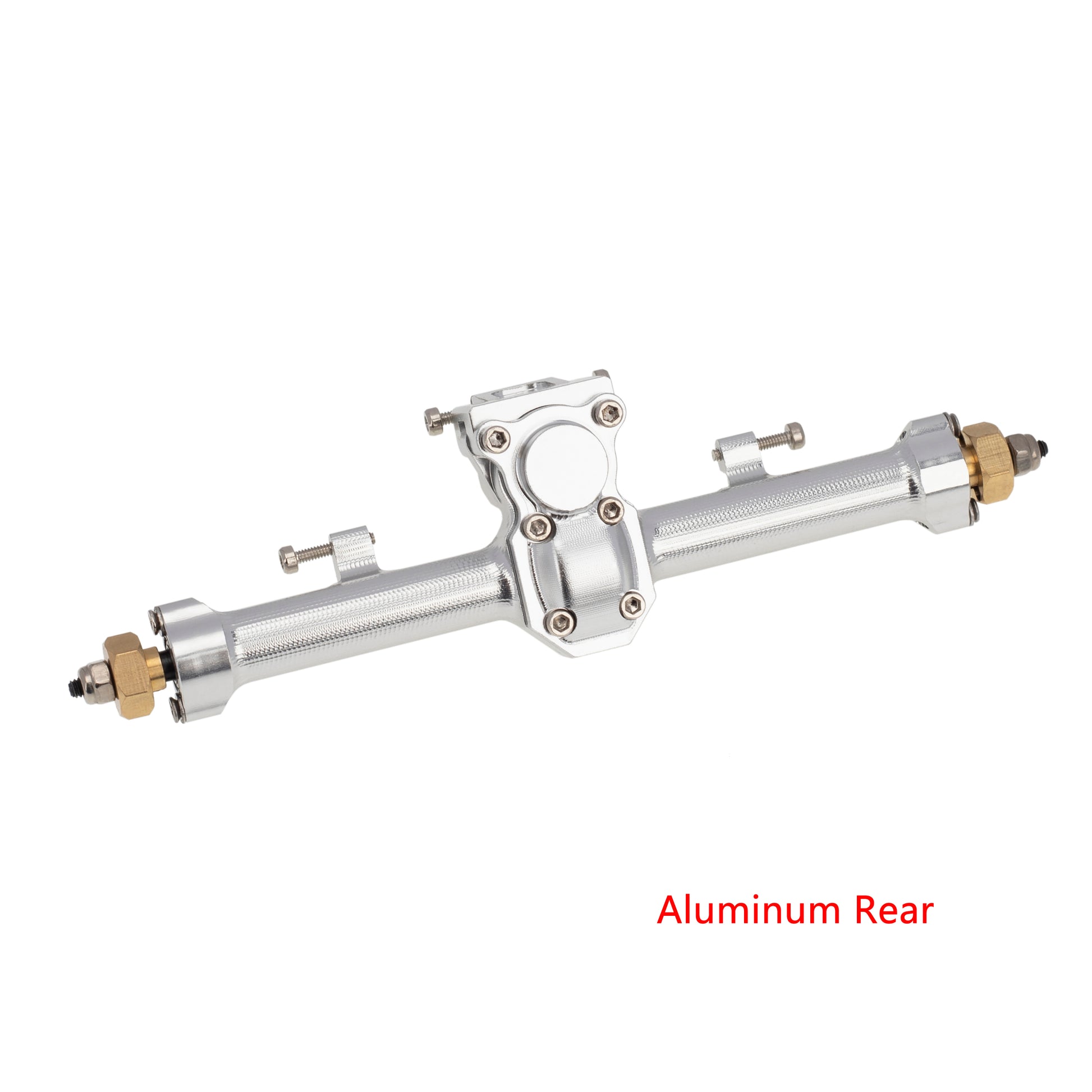 Aluminum Rear Axle for Axial SCX24 silver