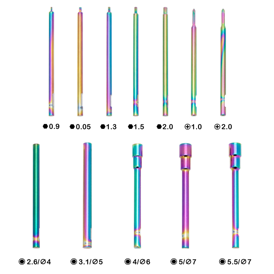 Short Hex Screwdrivers Nut Drivers Phillips Screwdriver Replacement Drill Bit Set