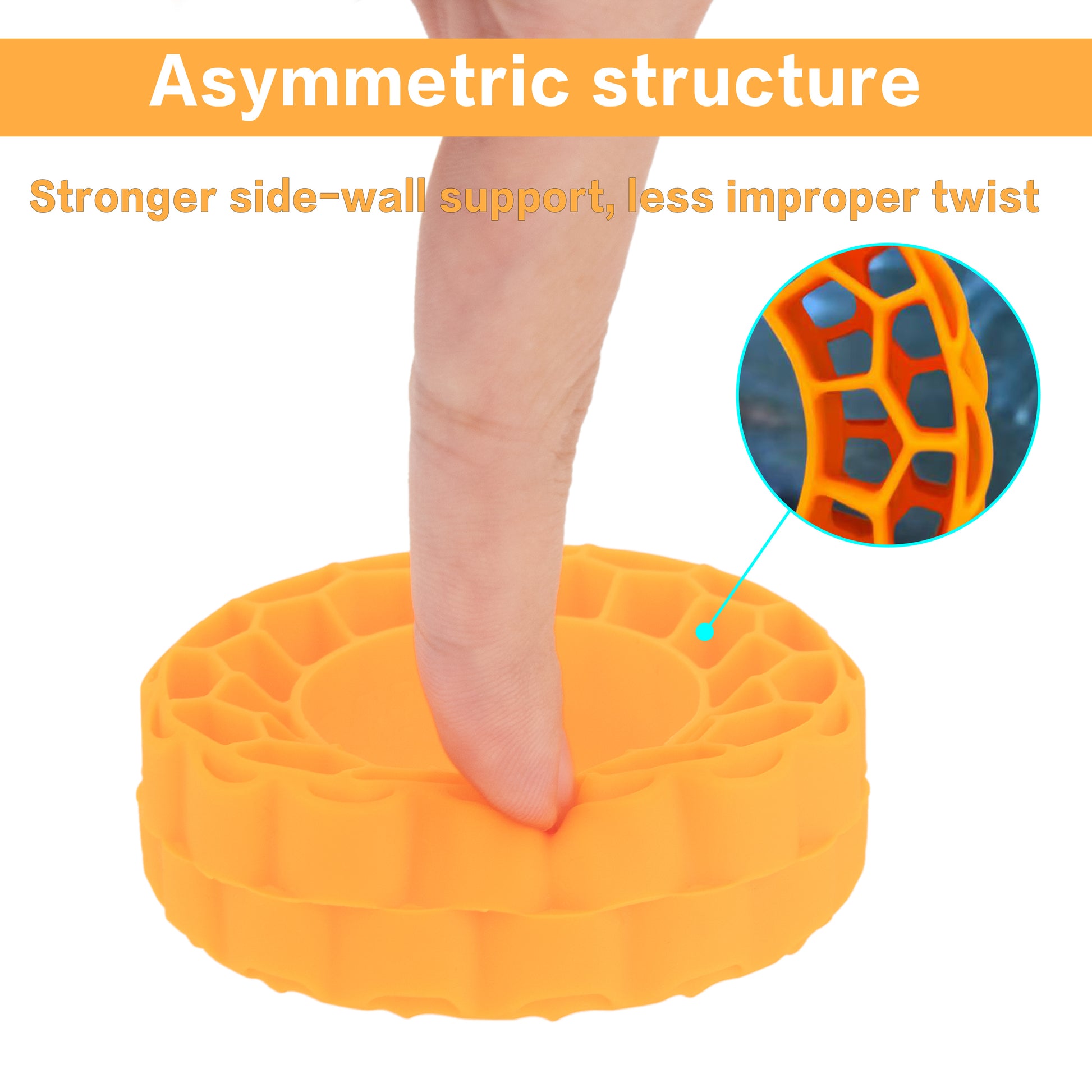  Silicone Rubber Inserts with Asymmetric Structure