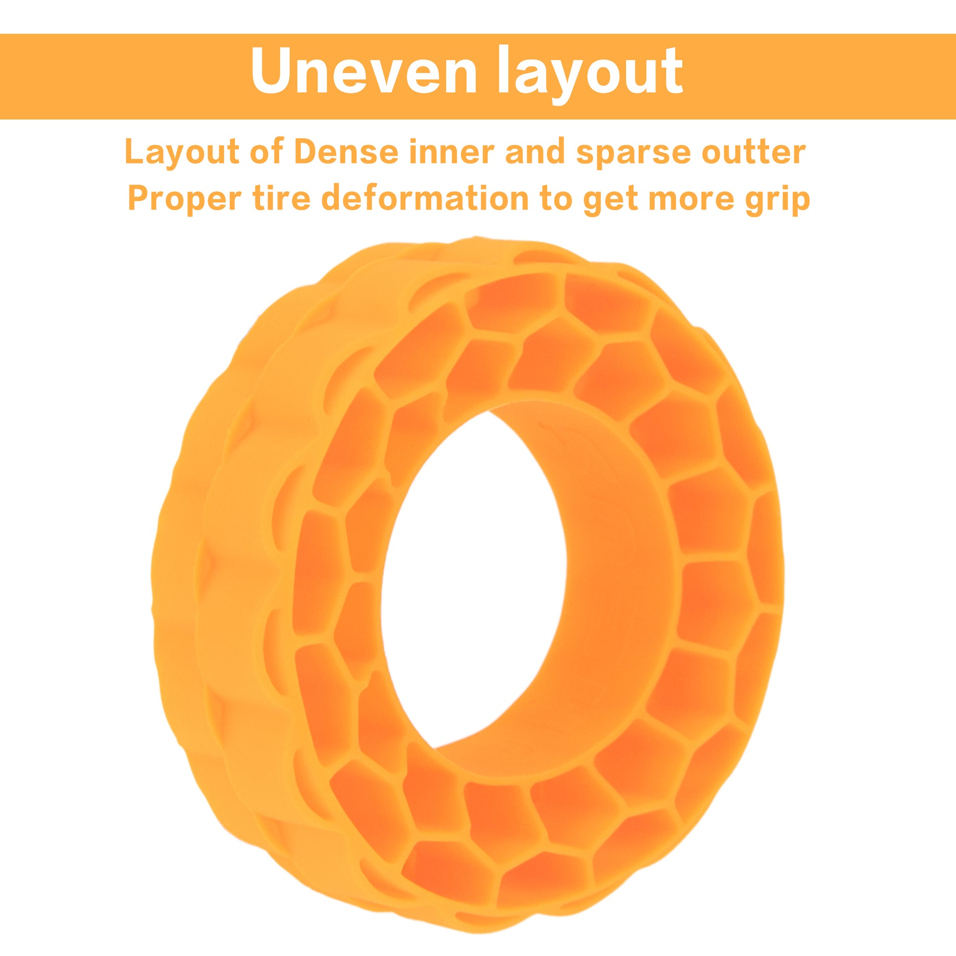 Silicone Rubber Inserts with uneven layout