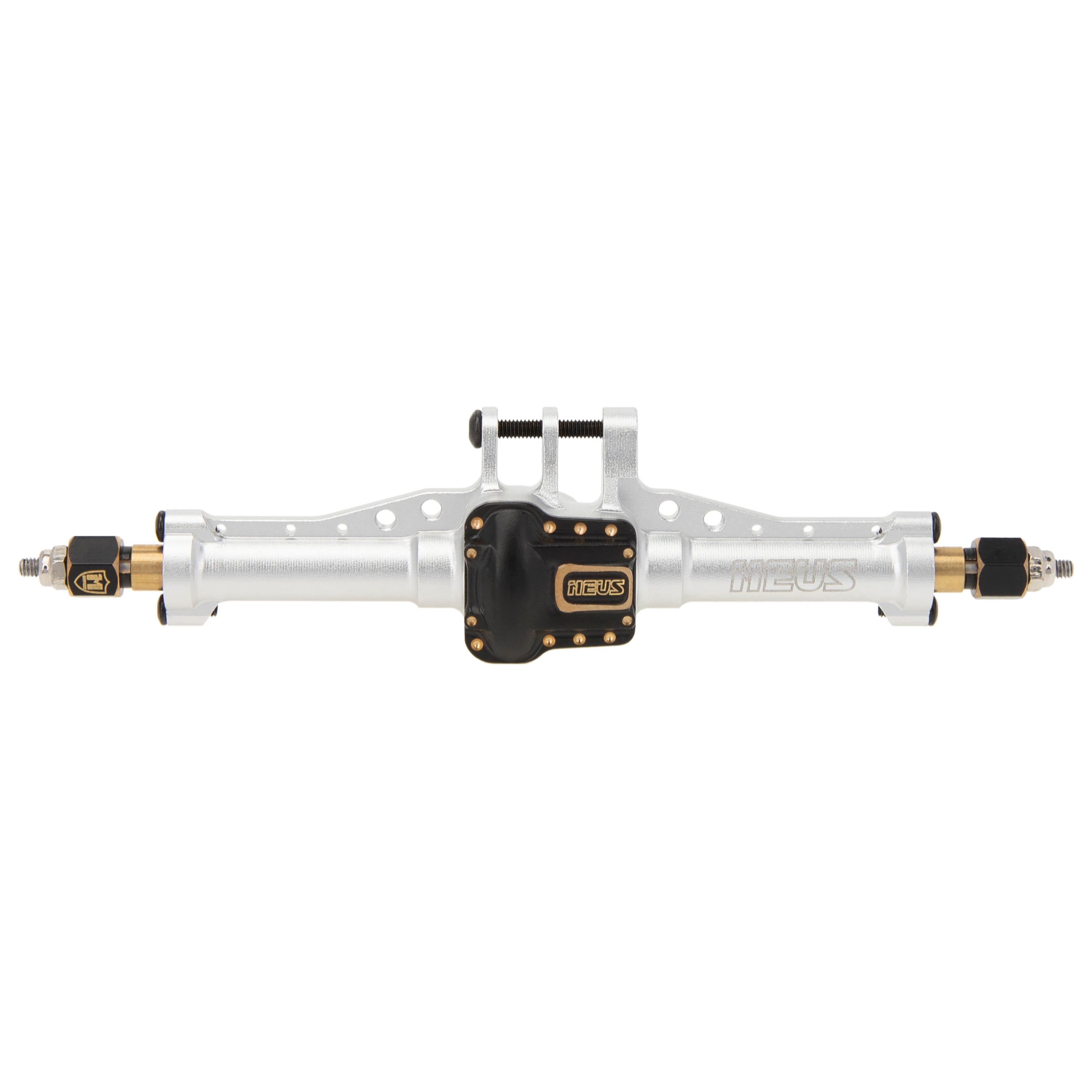 パーツ aksmotors MEUS Racing Brass + Aluminum CNC Upgraded Front and Rear Axle Assembly