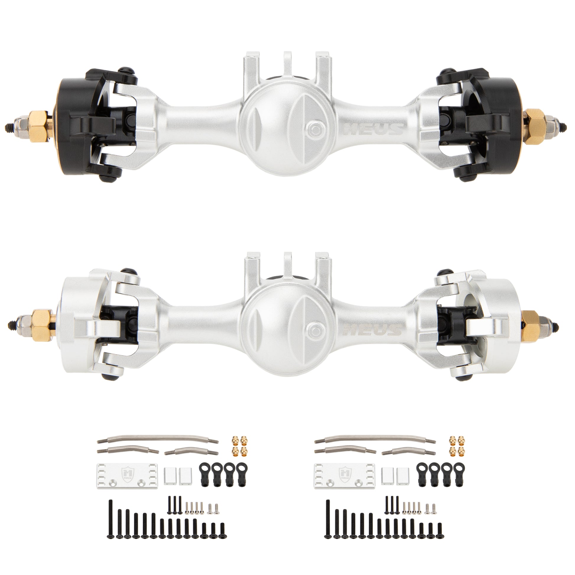 Silver 4WS TRX4M V2 Metal Isokinetic axles