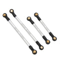Silver Aluminum Upper Chassis Links for TRX4M High Trail K10 F150