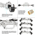 Silver CHEAT CODE V2 Capra 1.9 Isokinetic 4WS axle details