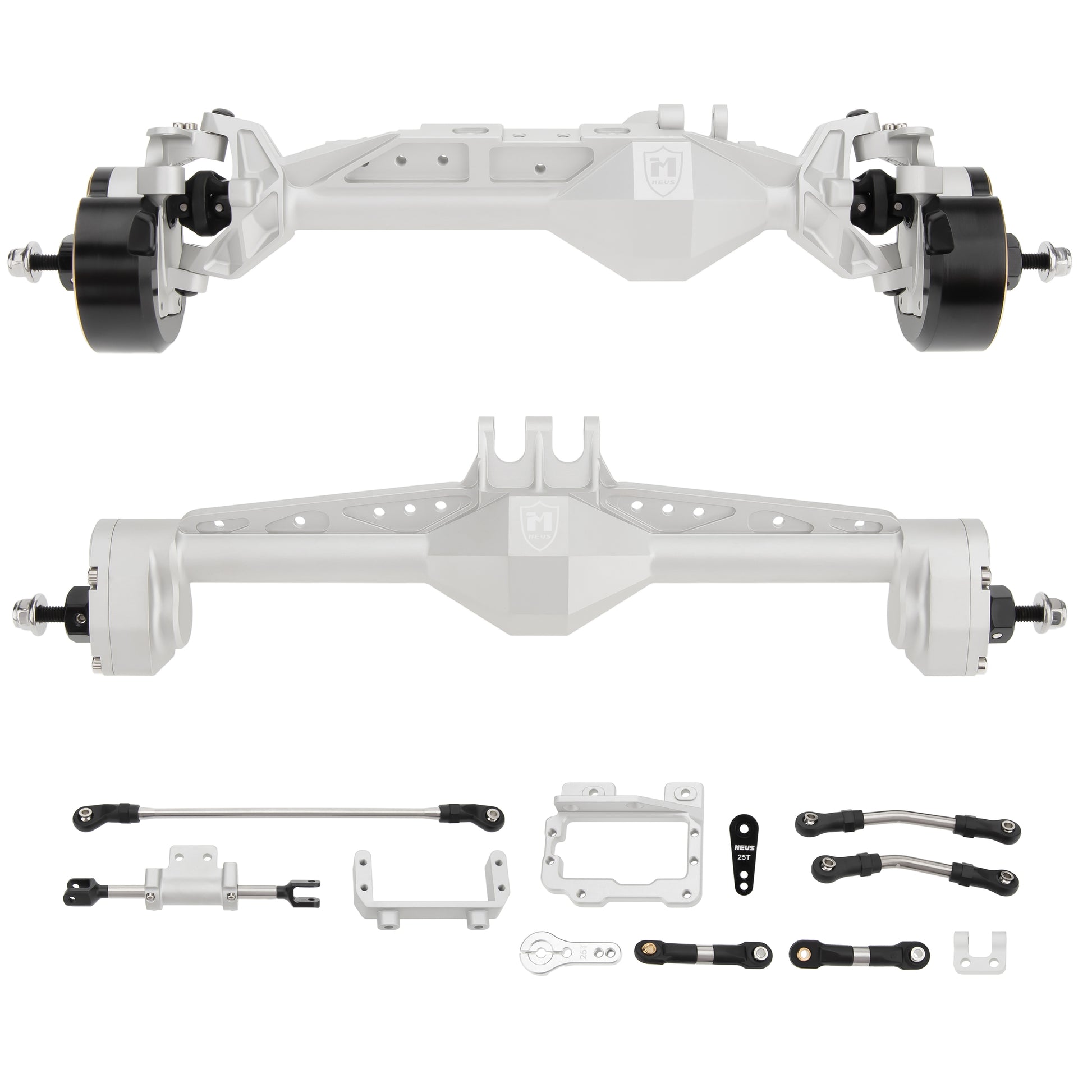 Silver CHEAT CODE V2 Capra 1.9 Isokinetic front rear axles