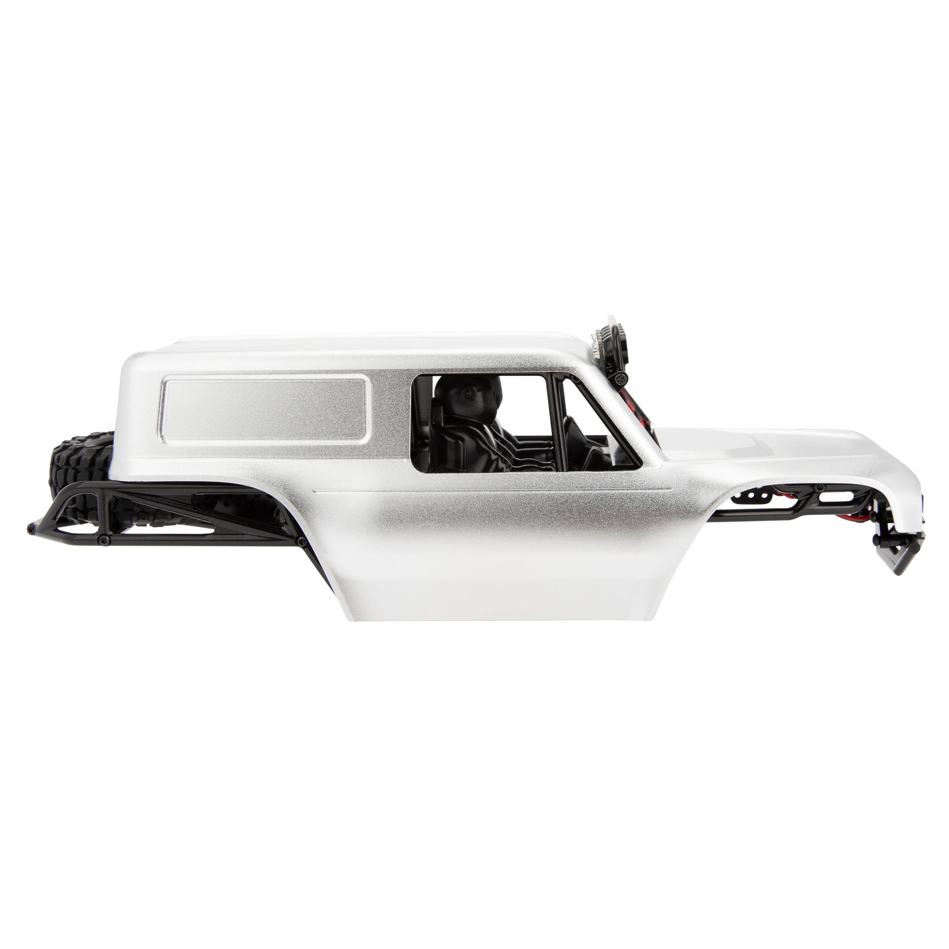 Silver MB24 Pro Aluminum Body Shell Black Frame Kit