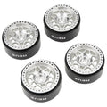 Silver MW1301 1.3-Inch Beadlock Wheels