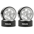 Silver MW1302 1.3-Inch Beadlock Wheels