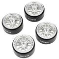 Silver MW1303 1.3-Inch Beadlock Wheels