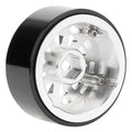 Silver MW1304 1.3-Inch Beadlock Wheels