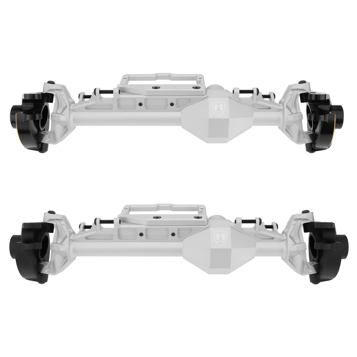 Silver Redcat Vertex-6 4WS Front axle housings