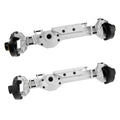 Silver Redcat Vertex-6 4WS Front axle housings