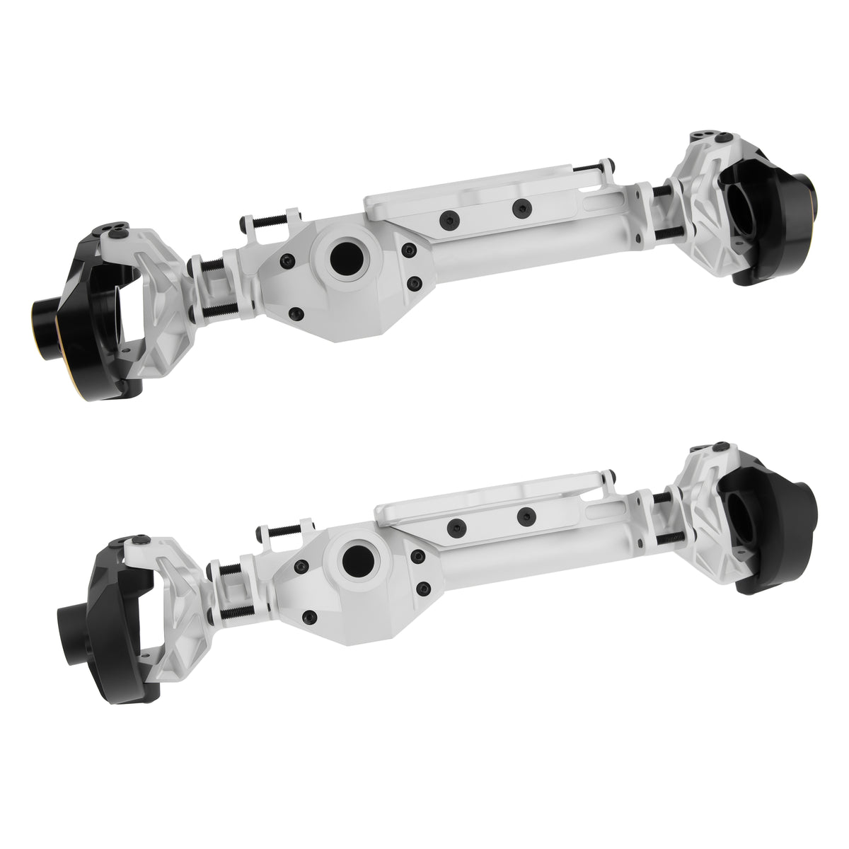 Silver Redcat Vertex-6 4WS Front axle housings