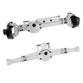 Silver Redcat Vertex-6 front rear axle housings