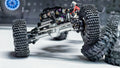 Silver SCX24 V3 Isokinetic front axle on the  car
