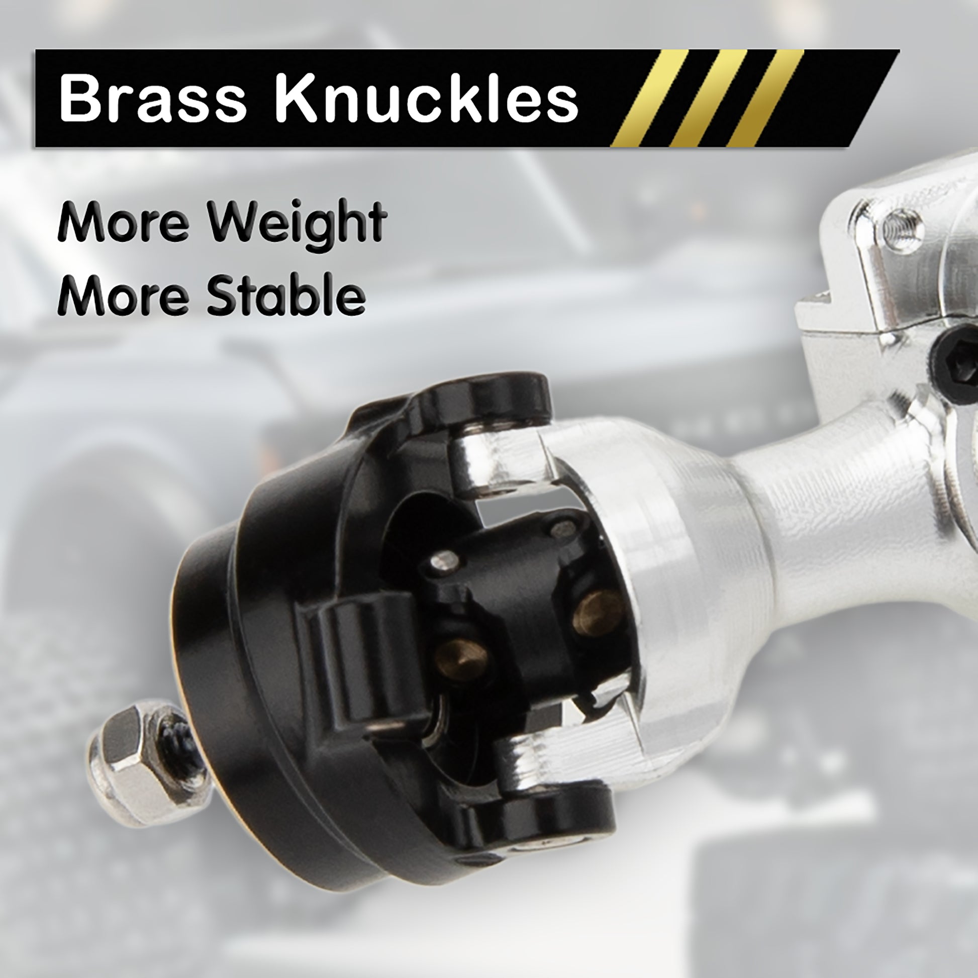 Silver SCX30 Isokinetic Axle Steering Knuckle