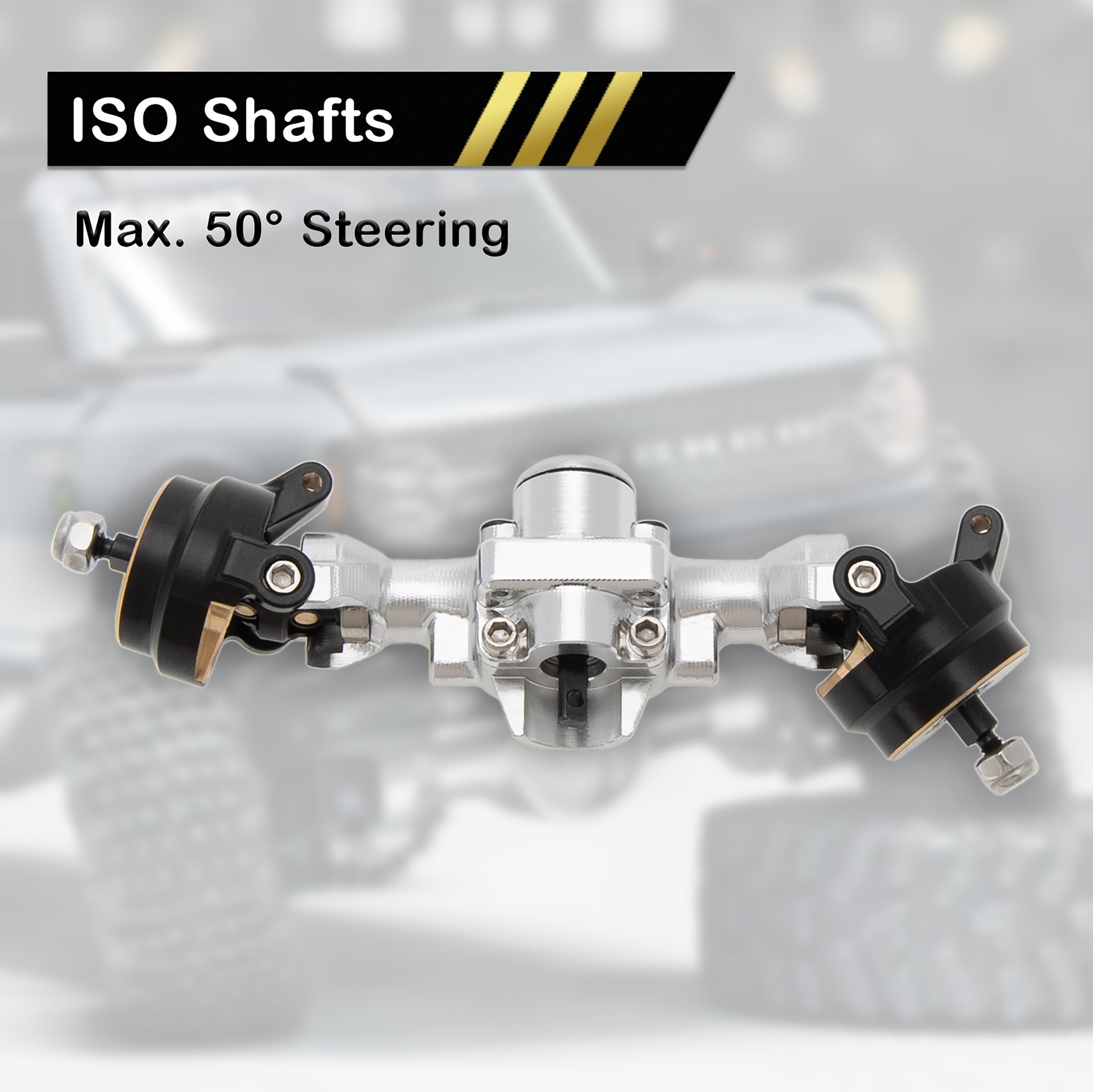 Silver SCX30 Isokinetic Front Axle