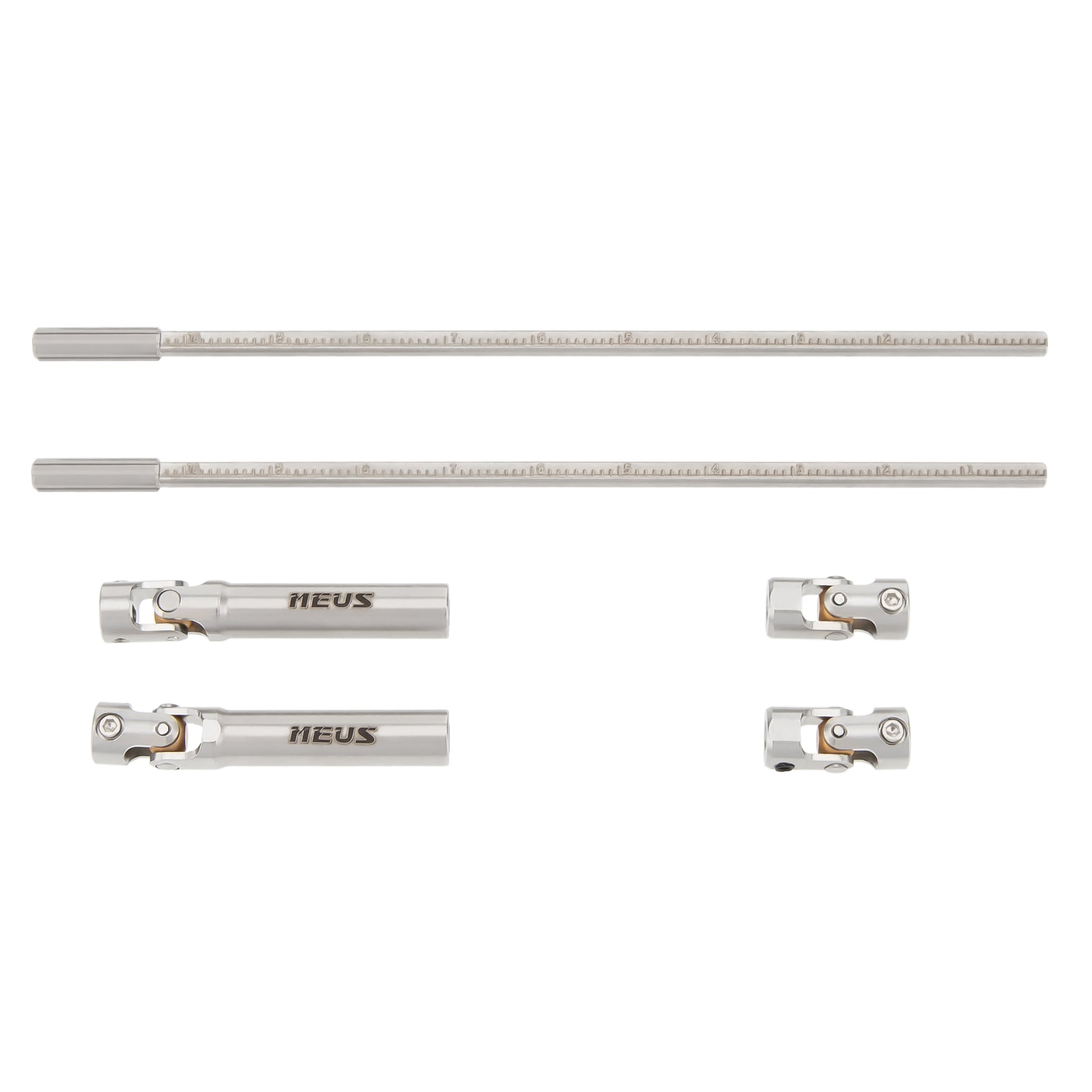 Silver TRX4M Cuttable Drive Shafts
