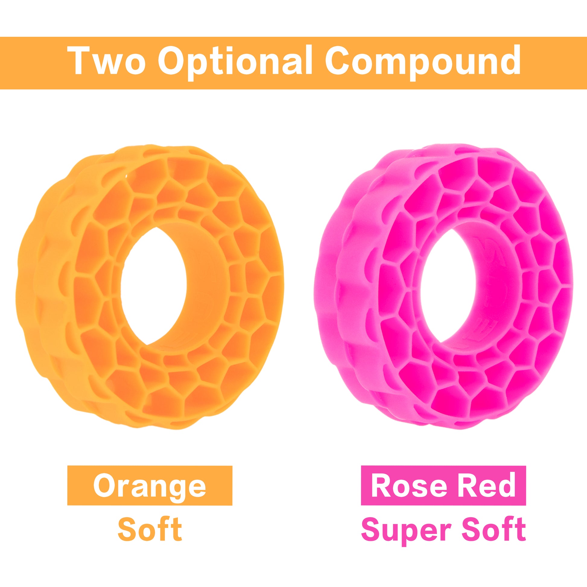 Soft Silicone Rubber Inserts package for 1.0 inch Tires