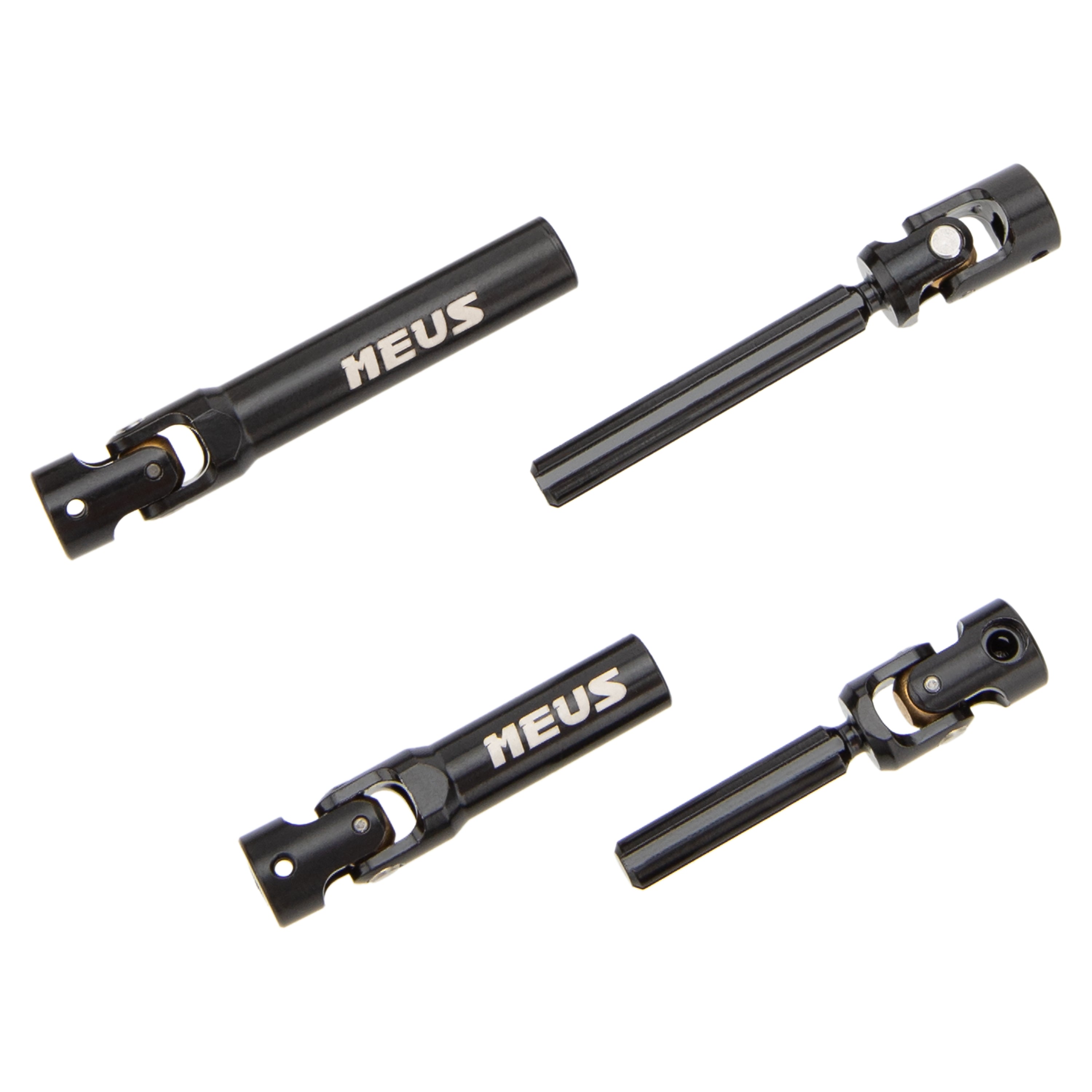 MEUS Racing Stainless Steel Drive Shaft for 1/24 SCX24 C10 Bronco JLU