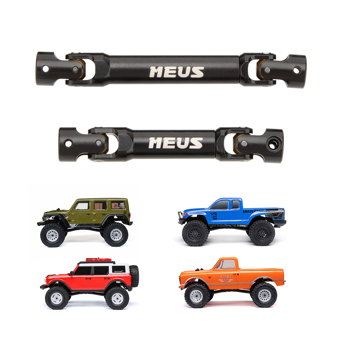 Stainless Steel Drive Shaft for SCX24 C10 Bronco JLU