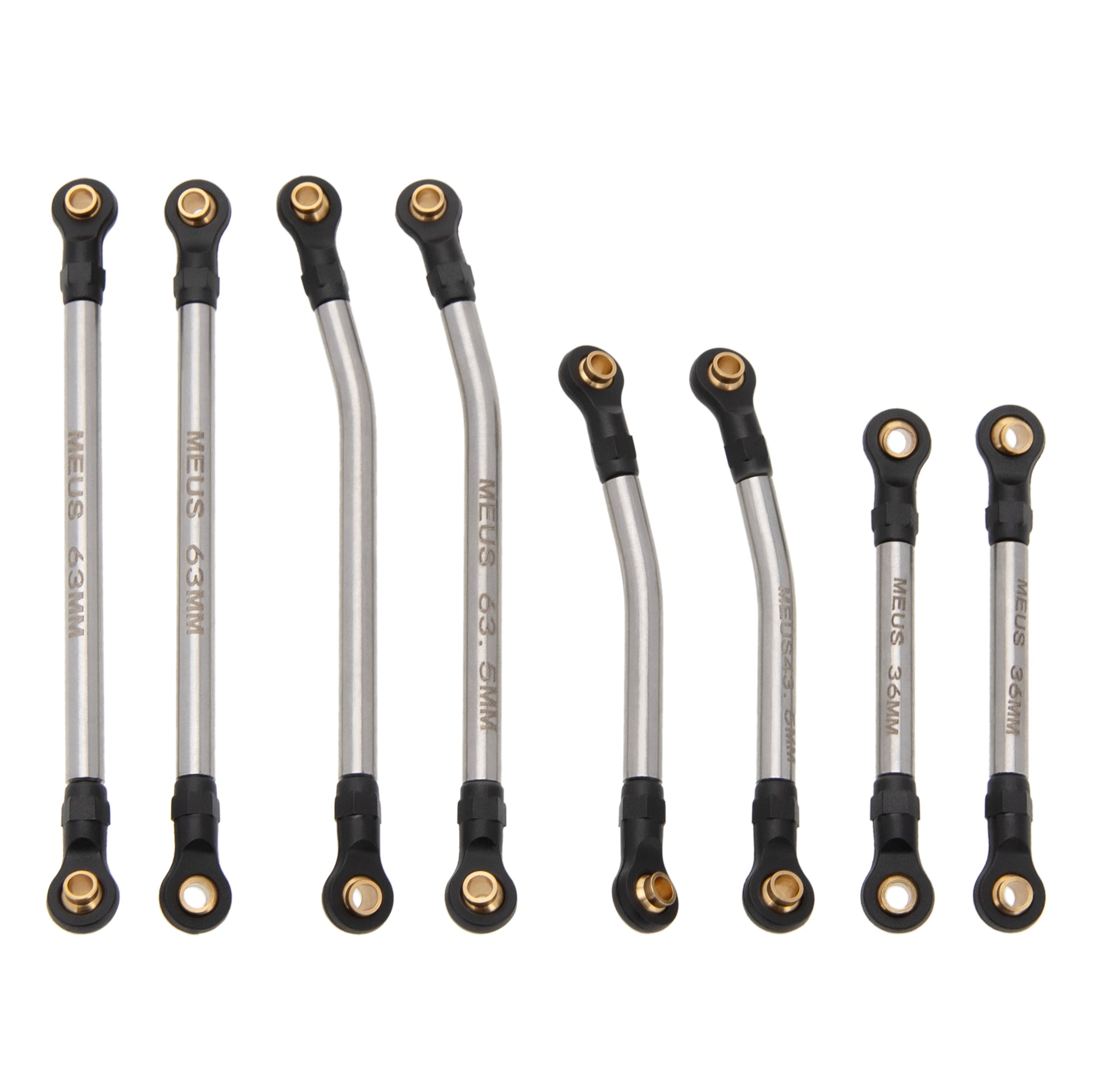 Stainless Steel High Clearance Chassis Links for TRX4M High Trail K10 F150