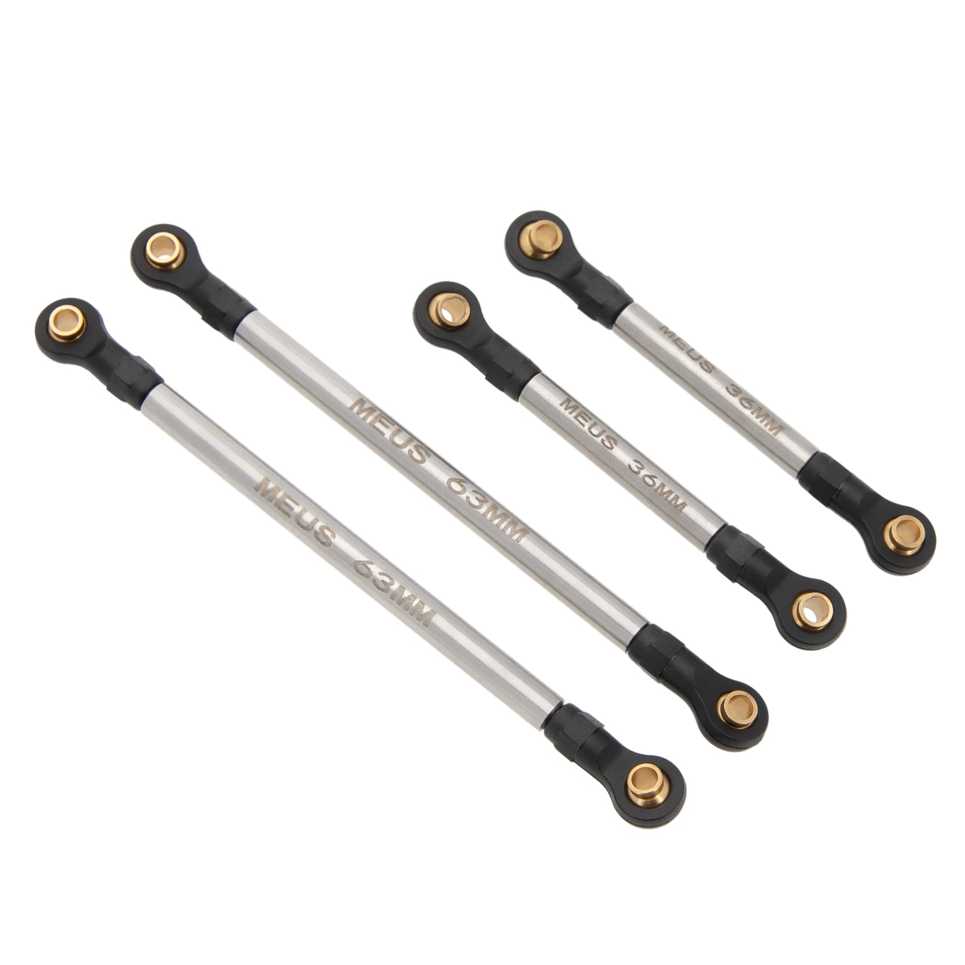 Stainless Steel Upper Chassis Links for TRX4M High Trail K10 F150