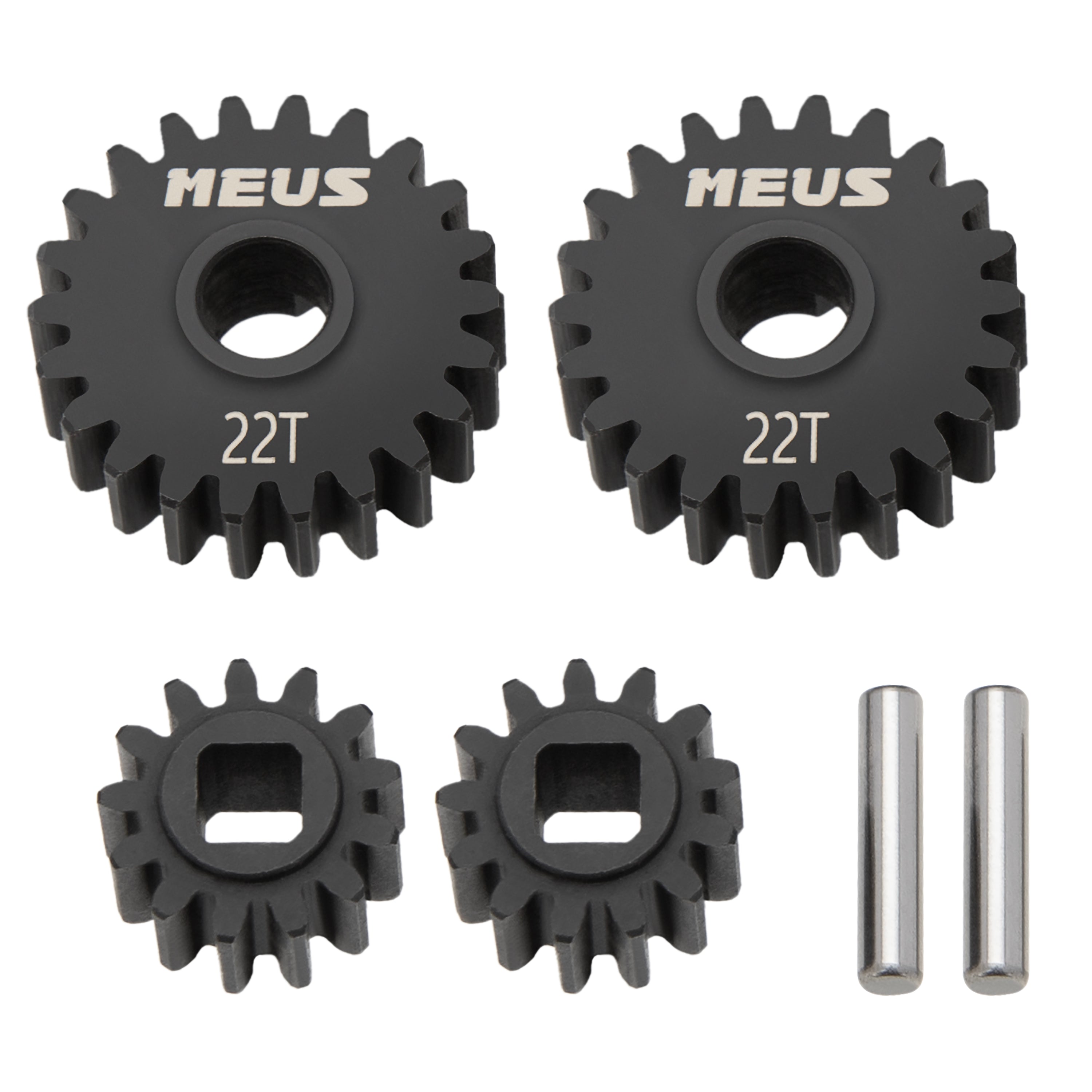 MEUS Racing 32P Overdrive Portal Gears for Capra 1.9 UTB SCX10 III