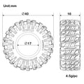 Super Bouncer #M0704 Tires 40*16