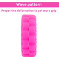 Super soft Silicone Rubber Inserts with a wave pattern