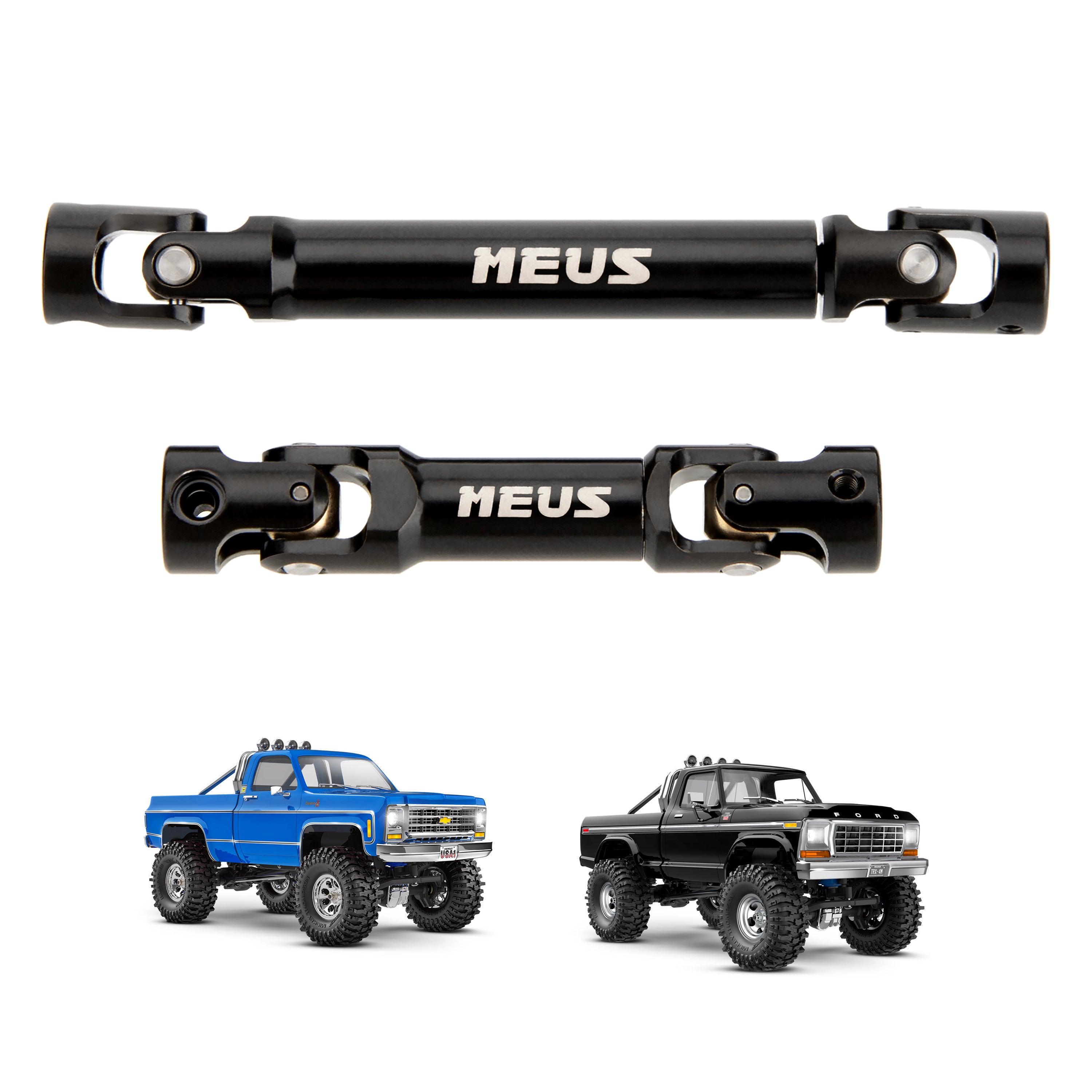 Mベンツ126-オンリーSEC専門リペア-リサイクル―F.バンパー MEUS Racing TRX4M Stainless Steel Drive Shafts For MEUS MB18 & IFS TRX