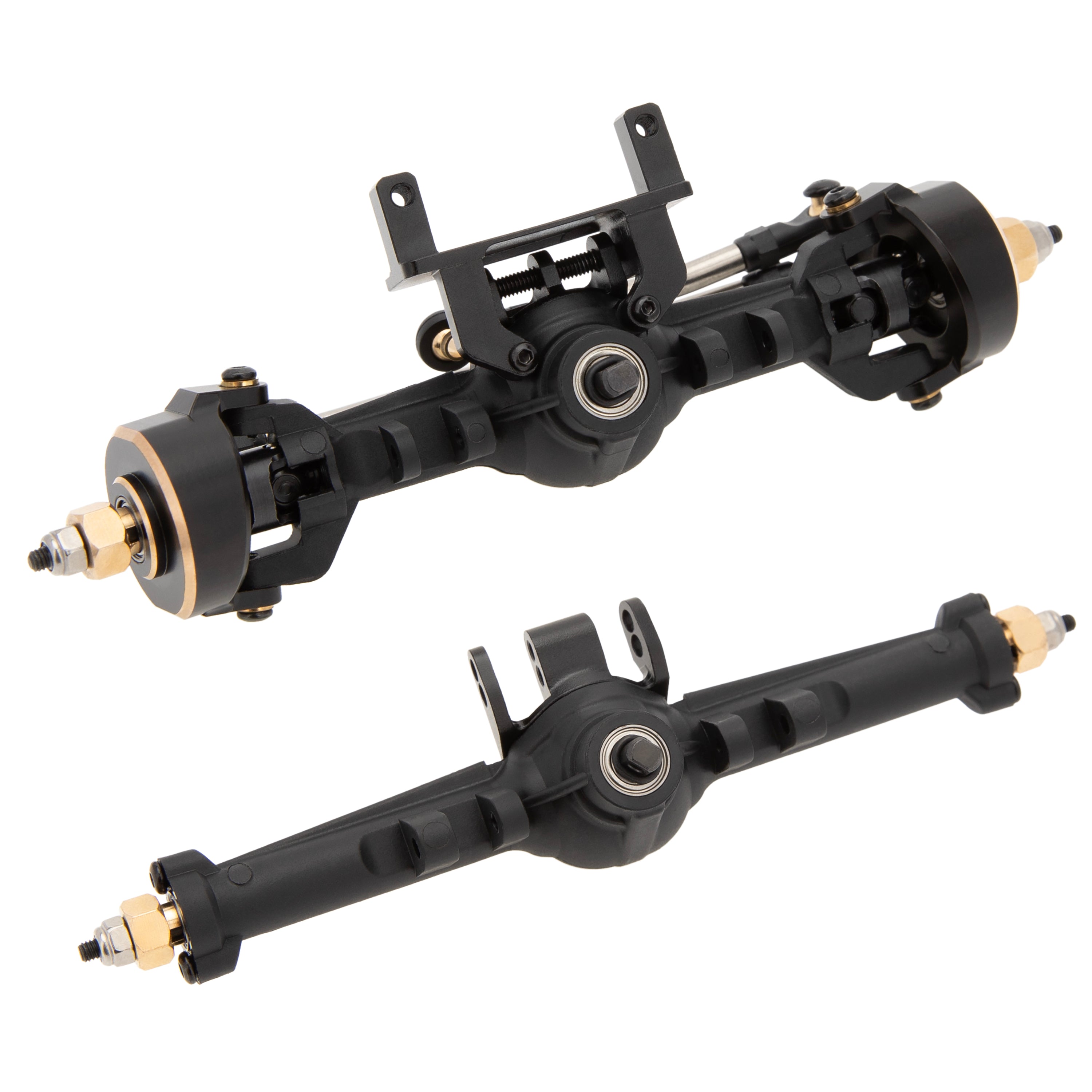 Tiva Axle MEUS Racing TRX4M Nylon Isokinetic 3-Section CVD Front Rear Axles Maxi
