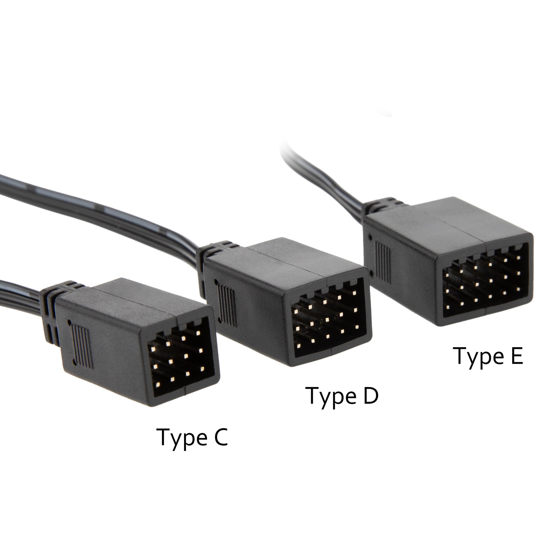 Type C and D and E Extension cables Adapter