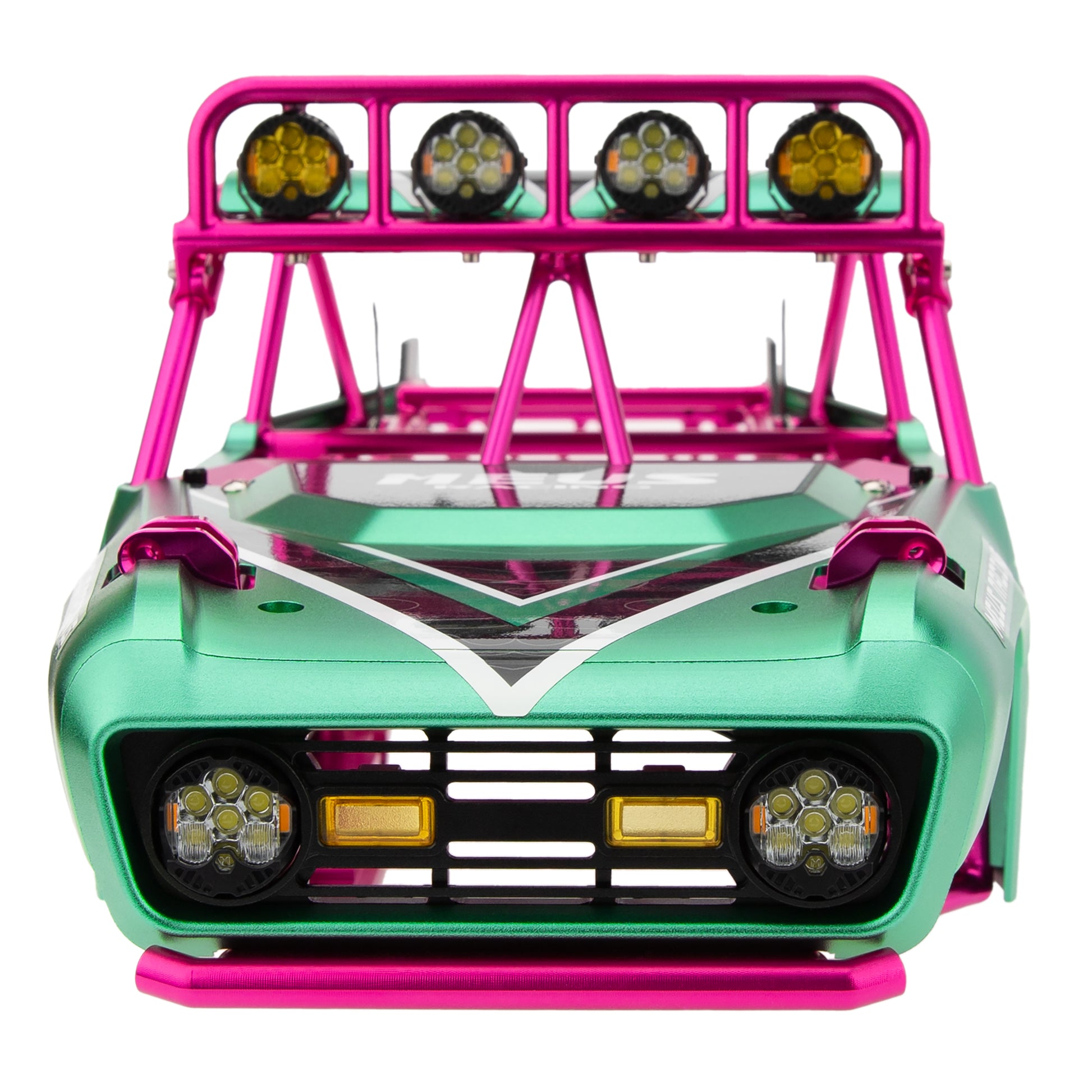 V2 Aluminum Green Panels+Pink Cage for Vanquish H10 OPTIC