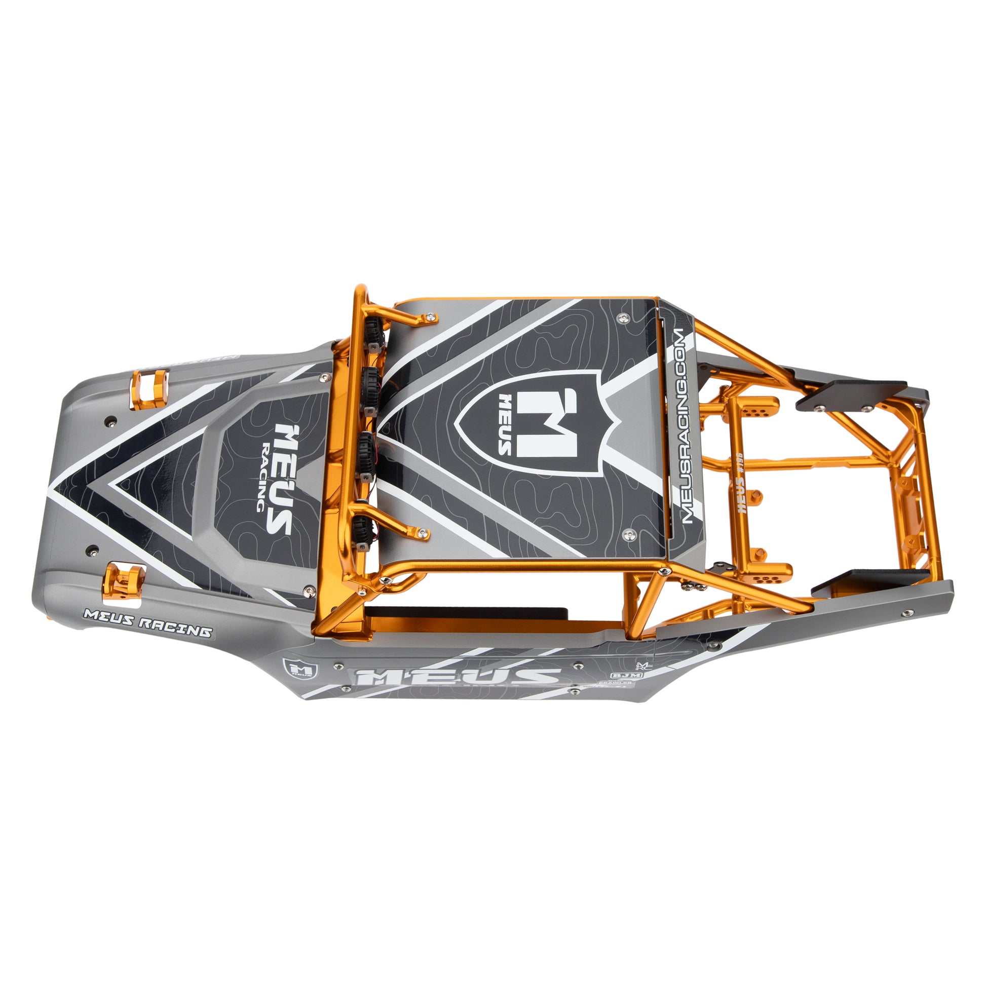 V2 Aluminum Grey Panels+Orange Cage for Vanquish H10 OPTIC