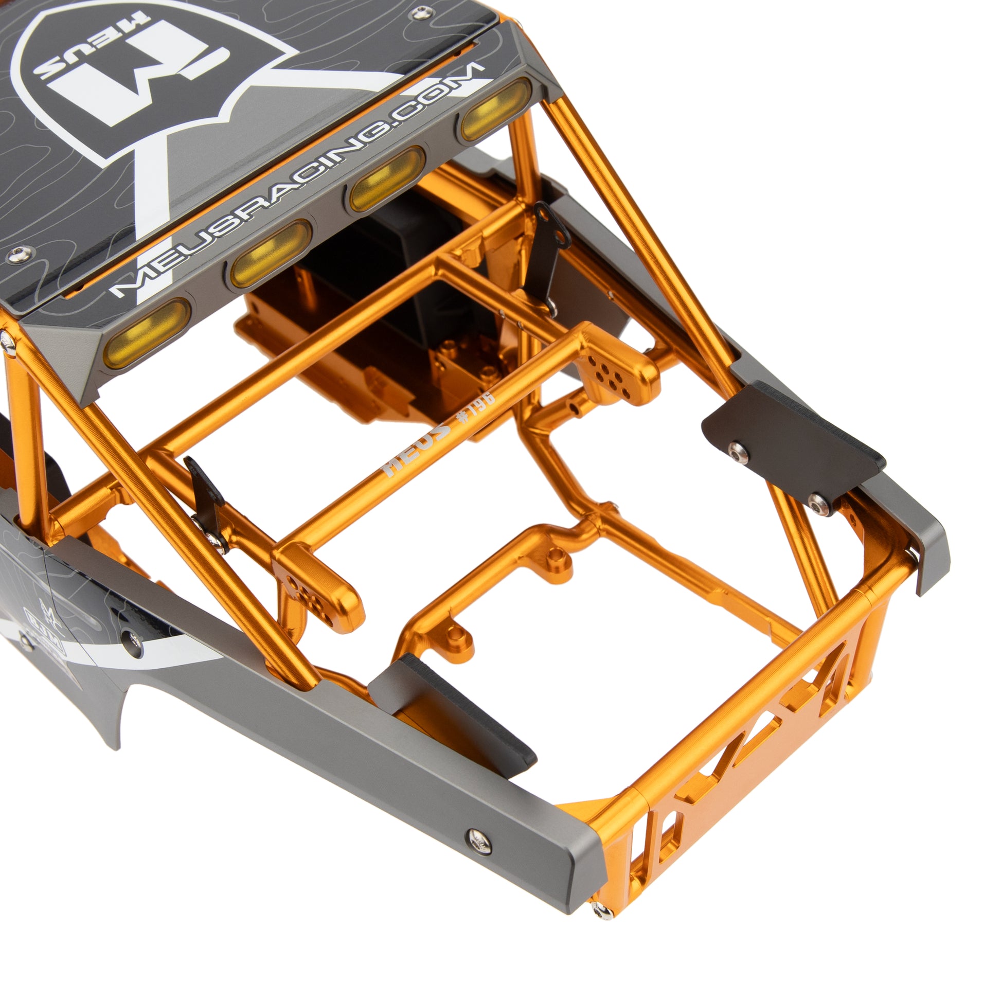 V2 Aluminum Grey Panels+Orange Cage for Vanquish H10 OPTIC