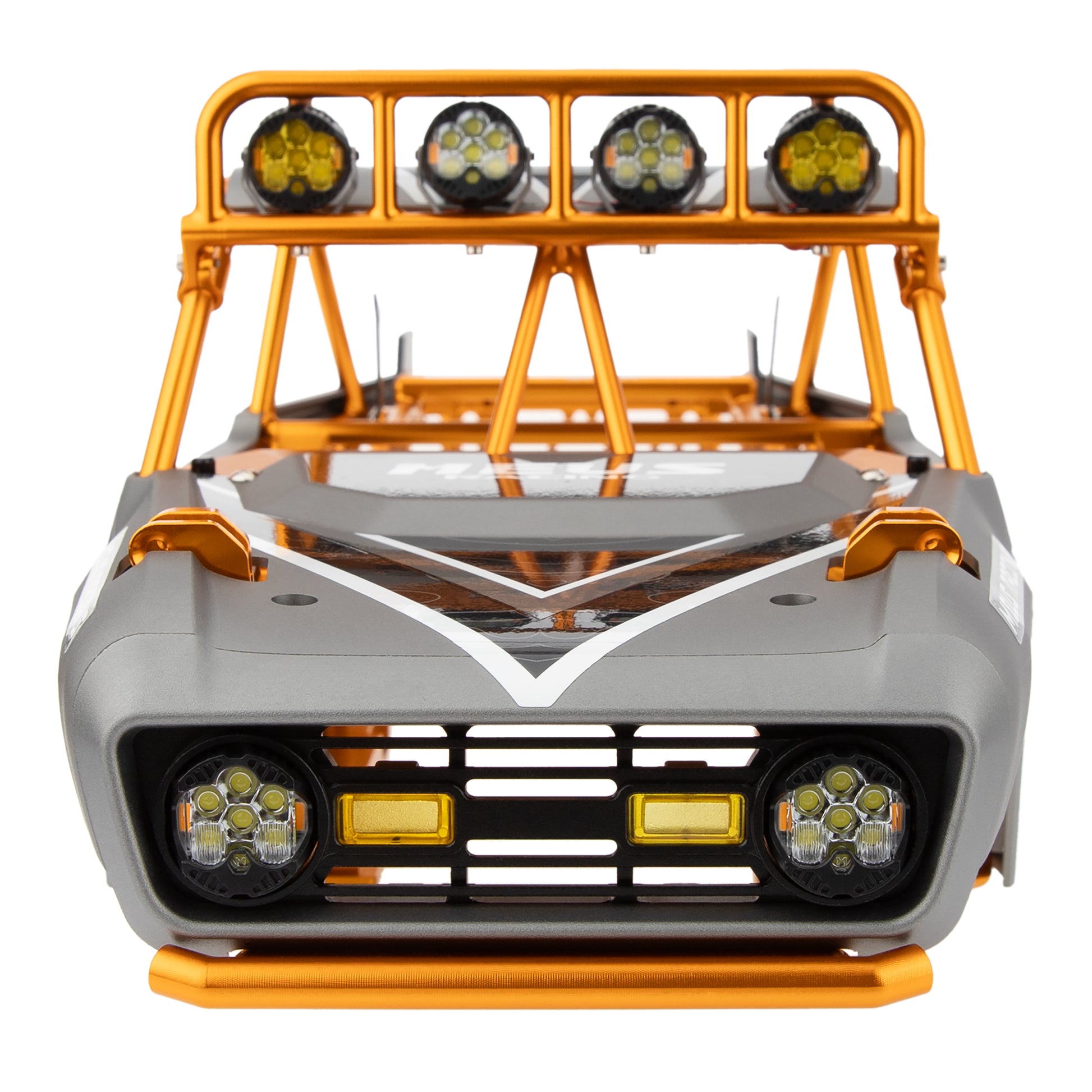 V2 Aluminum Grey Panels+Orange Cage for Vanquish H10 OPTIC