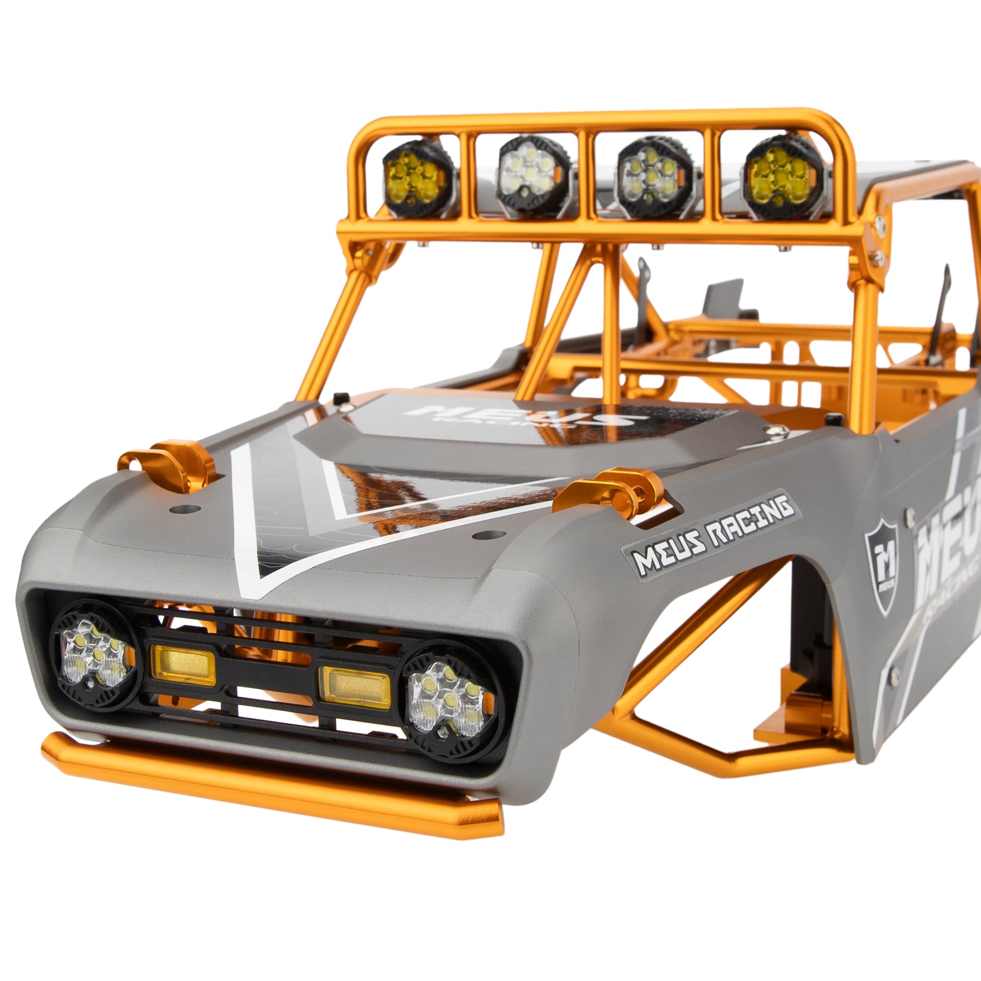 V2 Aluminum Grey Panels+Orange Cage for Vanquish H10 OPTIC