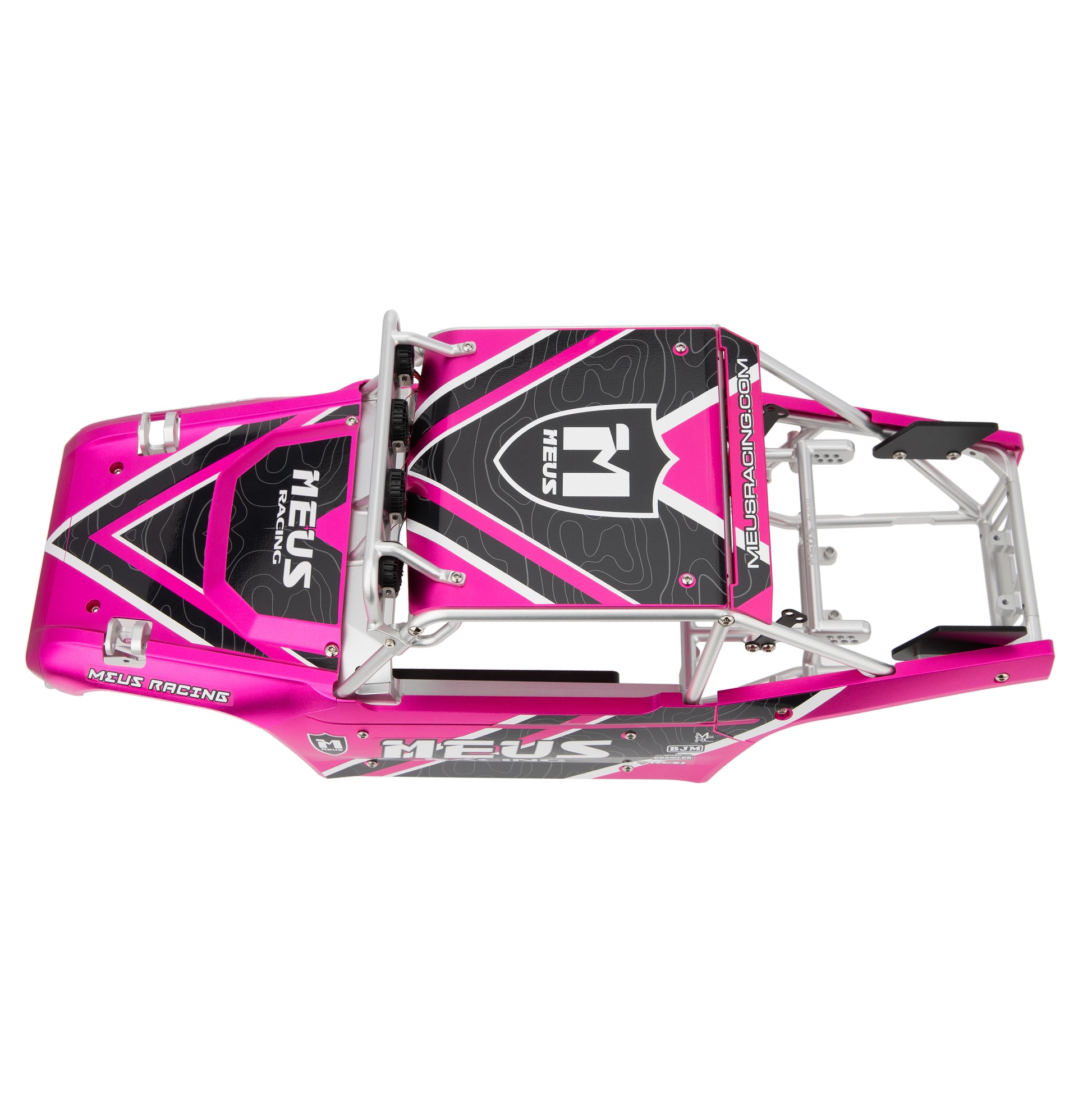 V2 Aluminum Pink Panels+Silver Cage for Vanquish H10 OPTIC