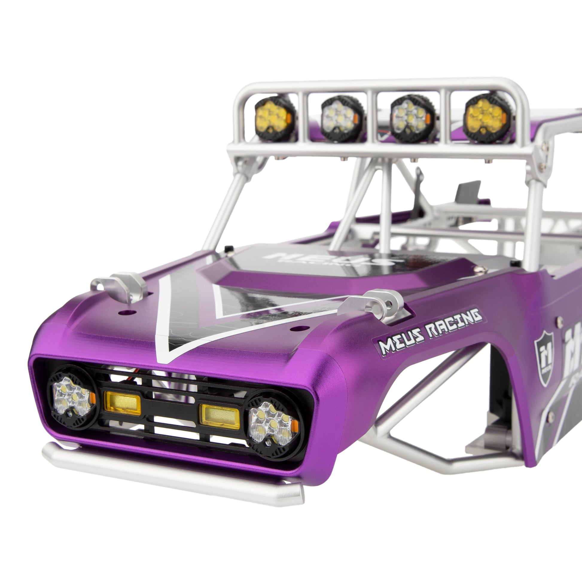 V2 Aluminum Purple Panels+Silver Cage for Vanquish H10 OPTIC