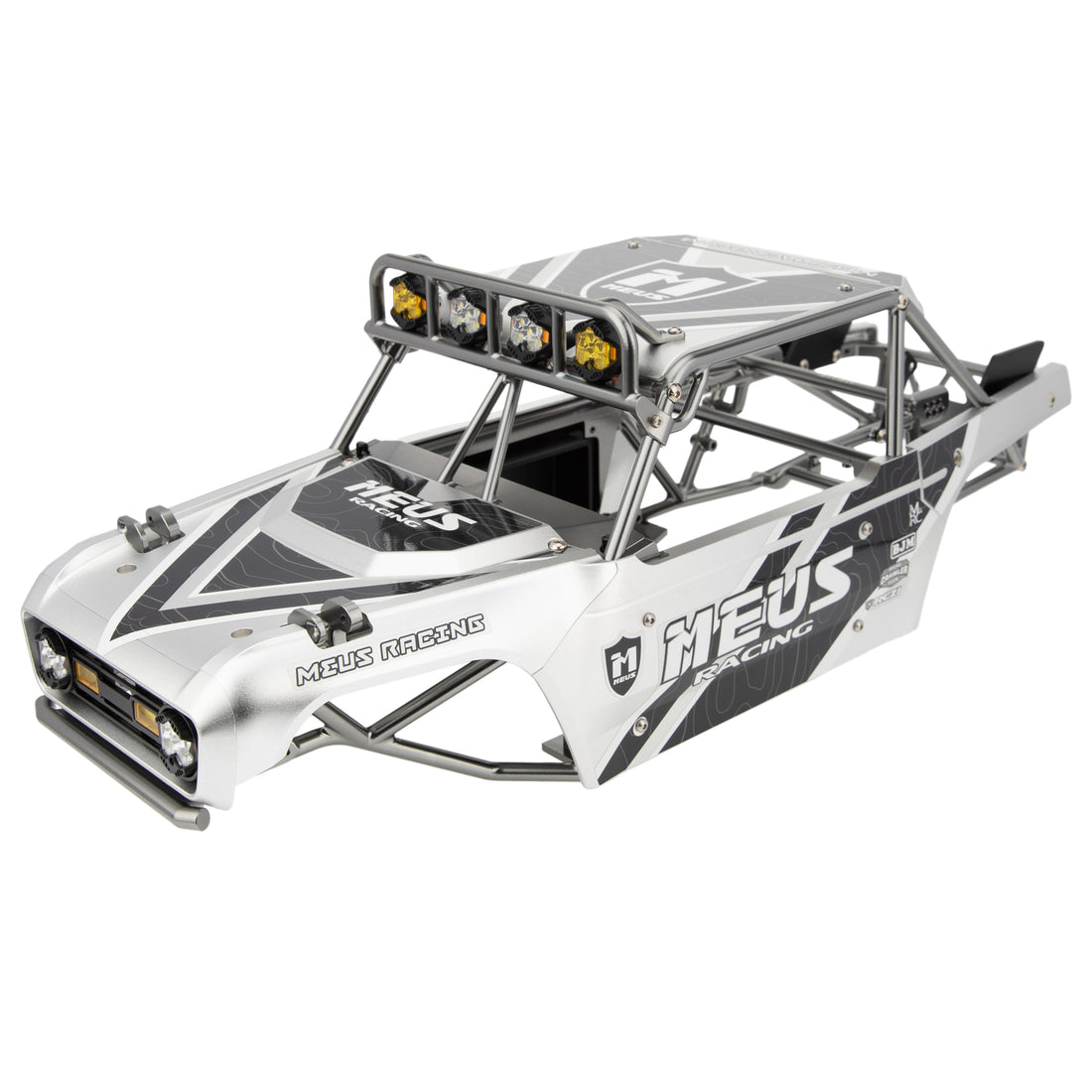 V2 Aluminum Silver Panels+Titanium Cage for Vanquish H10 OPTIC