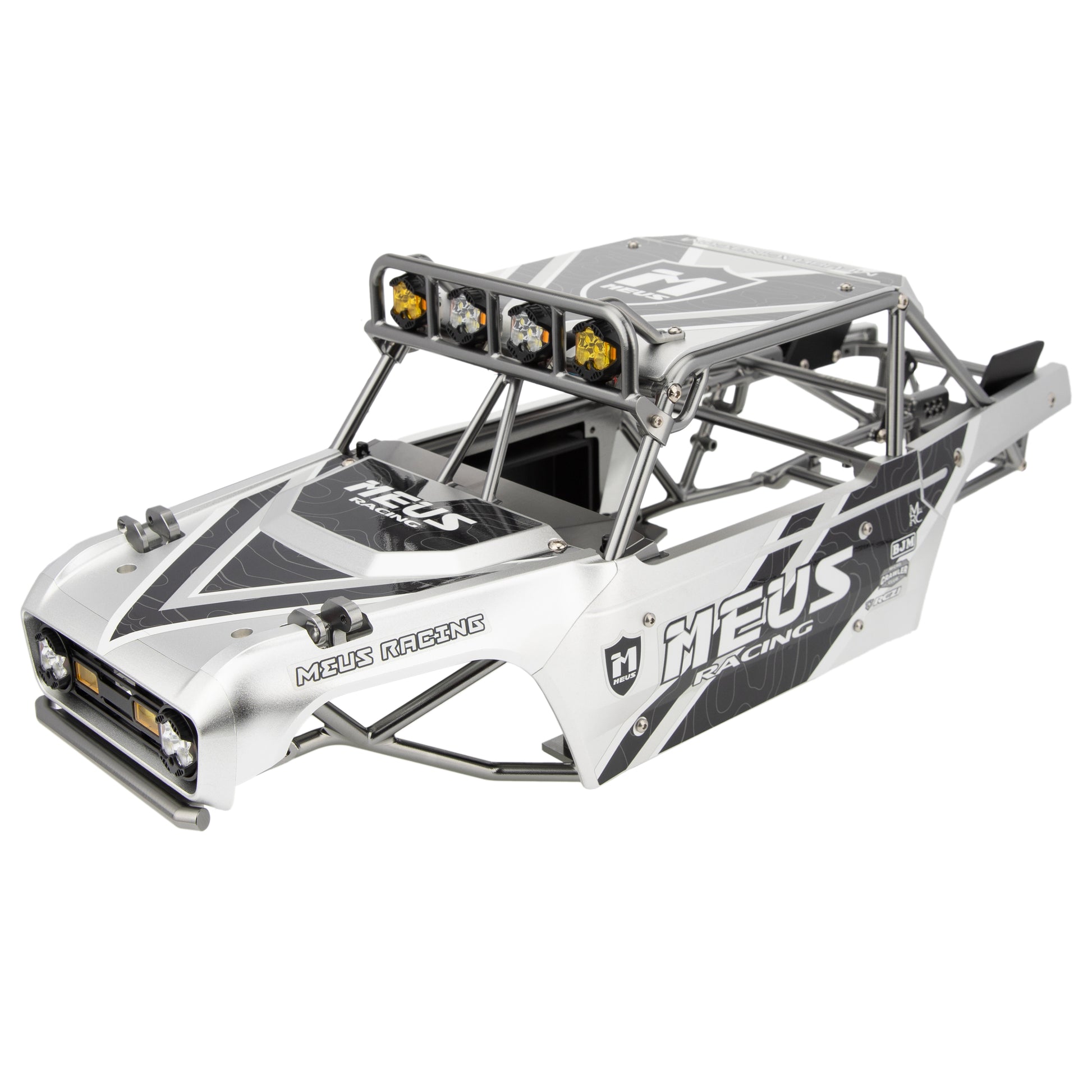 V2 Aluminum Silver Panels+Titanium Cage for Vanquish H10 OPTIC