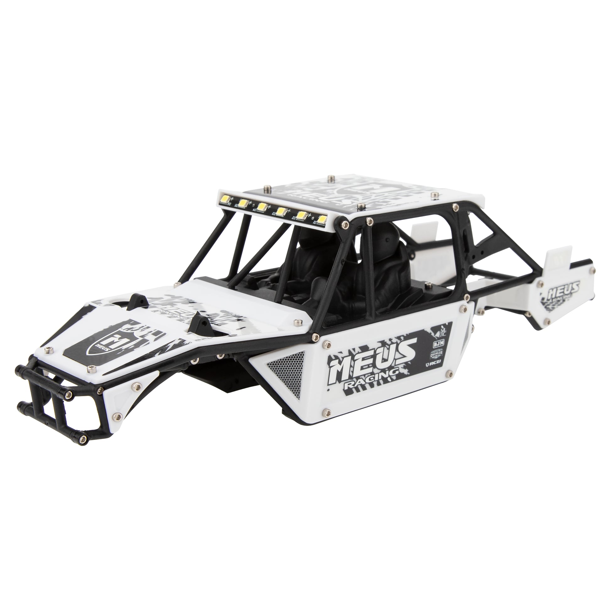 White SCX24 Mantis Roll Cage Chassis Body Shell kit